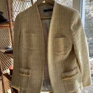 Women's cotton fitted jacket made in Poland